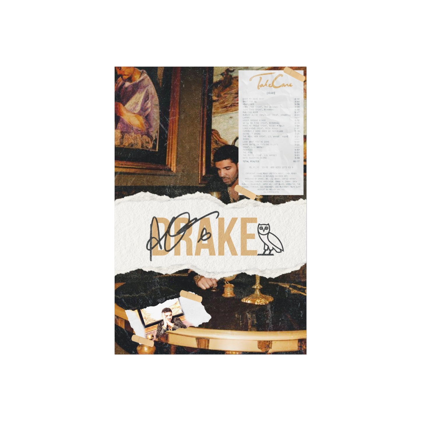 DRAKE - TAKE CARE - POSTER